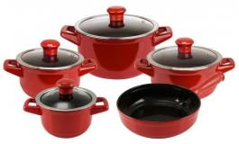 Conjunto De Panelas Cerâmica Duo Smart 5 Peças Ceraflame