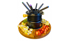 Conjunto Aparelho Fondue Queijo Chocolate